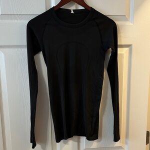 lululemon athletica Classic Black Long Sleeve Tee